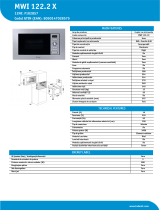 Indesit MWI 122.2 X Product data sheet