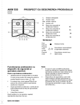 Whirlpool AKM 533/ NB Program Chart