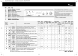 Whirlpool AWZ 410 Program Chart