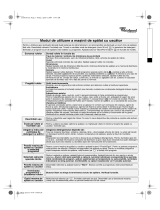 Whirlpool AWZ 414/D Program Chart