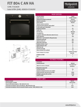 HOTPOINT/ARISTON FIT 804 C AN HA Product data sheet