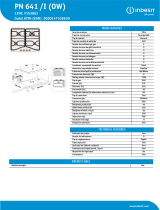 Indesit PN 641 /I (OW) Product data sheet