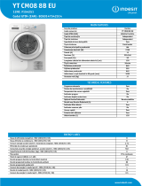 Indesit YT CM08 8B EU Product data sheet