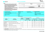 Whirlpool ADG 955 Program Chart