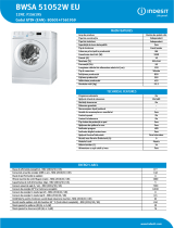 Indesit BWSA 51052W EU Product data sheet