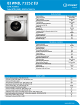 Indesit BI WMIL 71252 EU Product data sheet