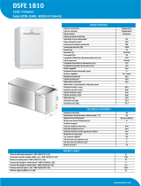 Indesit DSFE 1B10 Product data sheet