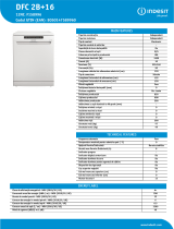 Indesit DFC 2B+16 Product data sheet