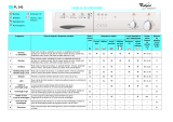 Whirlpool FL 242/1 WP Program Chart