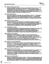 Whirlpool AKR 693 AV Program Chart