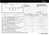 Whirlpool AWT 2262 Program Chart