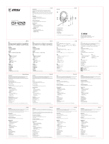 MSI GH20 Ghid de inițiere rapidă