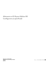 Alienware m15 Ryzen Edition R5 Manualul utilizatorului