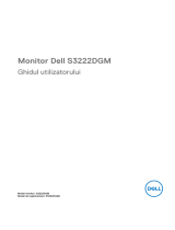 Dell S3222DGM Manualul utilizatorului