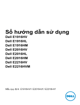 Dell E1916HL Manualul utilizatorului