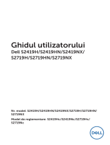 Dell S2719NX Manualul utilizatorului