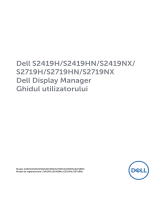 Dell S2719NX Manualul utilizatorului