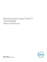 Dell S2721DGFA Manualul utilizatorului