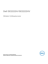 Dell SE2222HV Manualul utilizatorului
