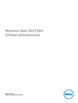 Dell SE2716H Manualul utilizatorului