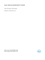 Dell SE2719HR Manualul utilizatorului