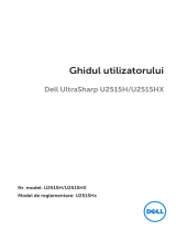 Dell U2515H Manualul utilizatorului