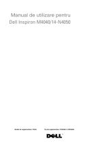 Dell Inspiron 14 M4040 Manual de utilizare