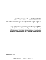 Dell Latitude E5500 Ghid de inițiere rapidă