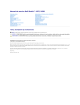 Dell Studio 1558 Manual de utilizare
