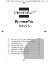 Brennenstuhl Primera-Tec 19.500A Extension Socket With Surge Protection 6-way black 2m H05VV-F 3G1,5 Manual de utilizare