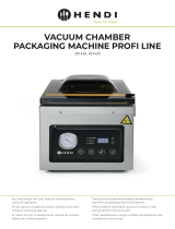 Hendi Vacuum Chamber Packaging Machine Profi Line Manual de utilizare
