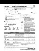 Whirlpool ADP 5968/2 WHM Program Chart