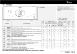 Whirlpool AWT 2256 Program Chart