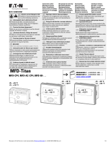 Eaton MFD-CP4 Instrucțiuni de utilizare