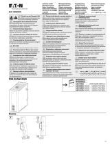 Eaton PXR-RCAM-SWD Instrucțiuni de utilizare