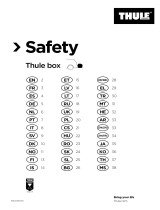 Thule box X-Large Rack Mounted Cargo Box Manual de utilizare