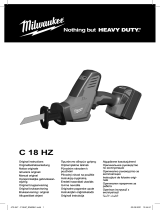 Milwaukee C 18 HZ Cordless Sabre Saw Manual de utilizare