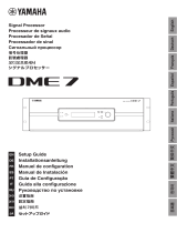 Yamaha DME7 Ghid de instalare