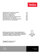 Amica OWC4241 Kitchen Extractor Hood Manual de utilizare