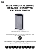 SHX 37PTC2000LD Ceramic Fan Heater Manual de utilizare