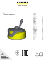 Kärcher T5 T-Racer Surface Cleaner Manual de utilizare