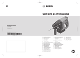 Bosch GBH 18V-21 Cordless Rotary Hammer Manual de utilizare