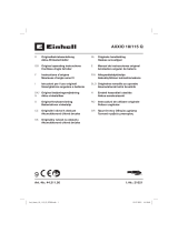 EINHELL AXXIO 18-115 Q Cordless Angle Grinder Manual de utilizare