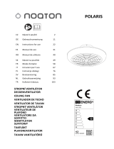Noaton 11045B Polaris Ceiling Fan Manual de utilizare
