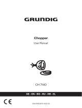 Grundig CH7140 Multi Chopper Manual de utilizare
