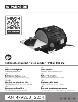 Parkside PTSG 140 D2 Disc Sander Manual de utilizare