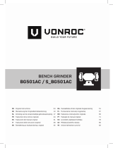 Vonroc BG501AC Bench Grinder Instrucțiuni de utilizare