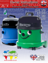 Numatic GVE370 3 in 1 Vacuum Cleaner Manual de utilizare