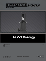 BORMANN PRO BWR5205 Grease Pump Manual de utilizare