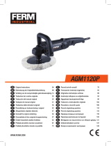 Ferm AGM1120P 1400W 180mm Angle Polisher Instrucțiuni de utilizare